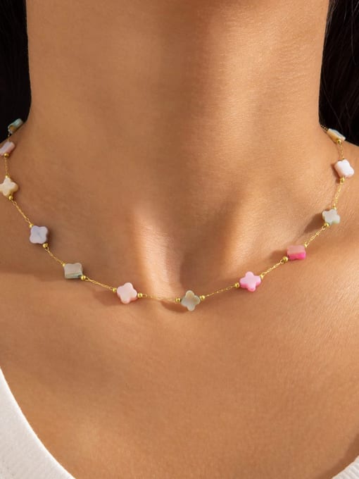 Moon Jewellery - Necklaces - Titanium Steel/18kt Gold Plated