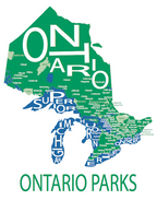 All Over the Map Studios - Map of Ontario Provincial Parks (Various Sizes and Colours) - 3