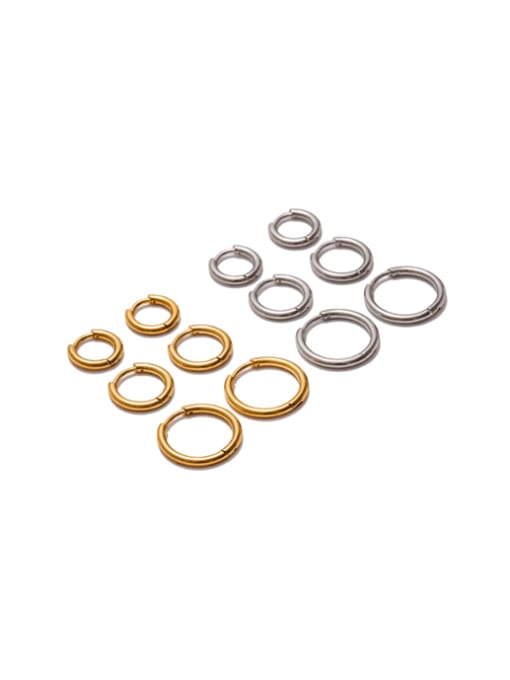 Moon Jewellery - Earrings - Stainless Steel/Plated Gold