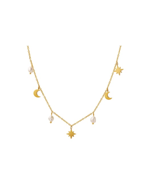 Moon Jewellery - Necklaces - Stainless Steel/Gold Plated