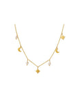 Moon Jewellery - Necklaces - Stainless Steel/Gold Plated