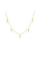 Moon Jewellery - Necklaces - 925 Sterling Silver/18kt Gold Plated