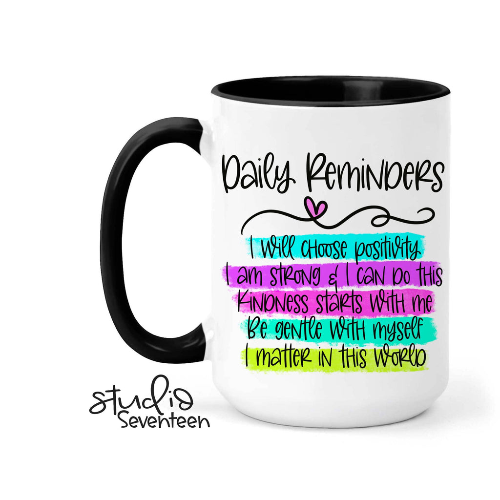 Studio Seventeen - Daily Reminders Affirmations Coffee Mug