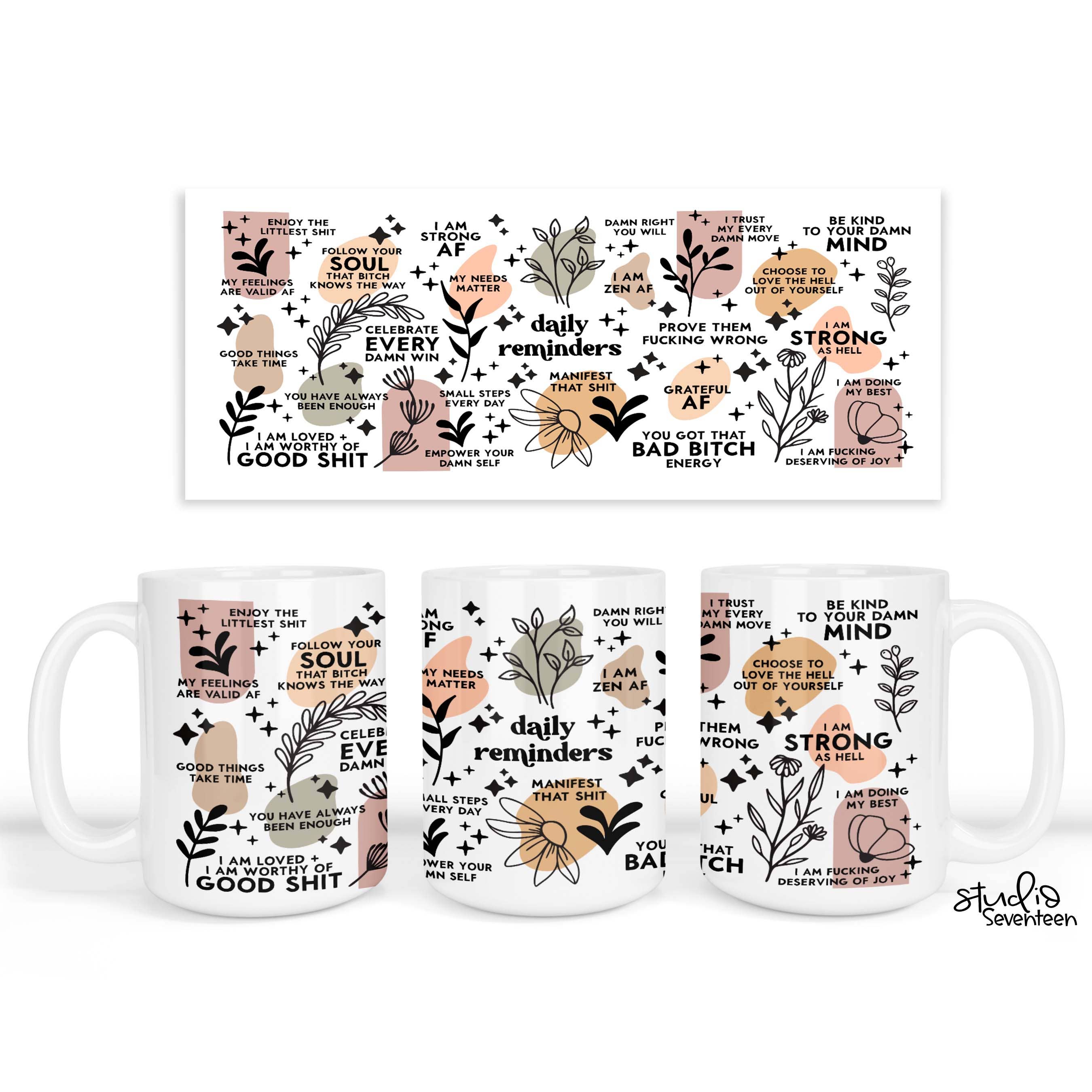 Studio Seventeen - Daily Reminders Affirmations Coffee Mug