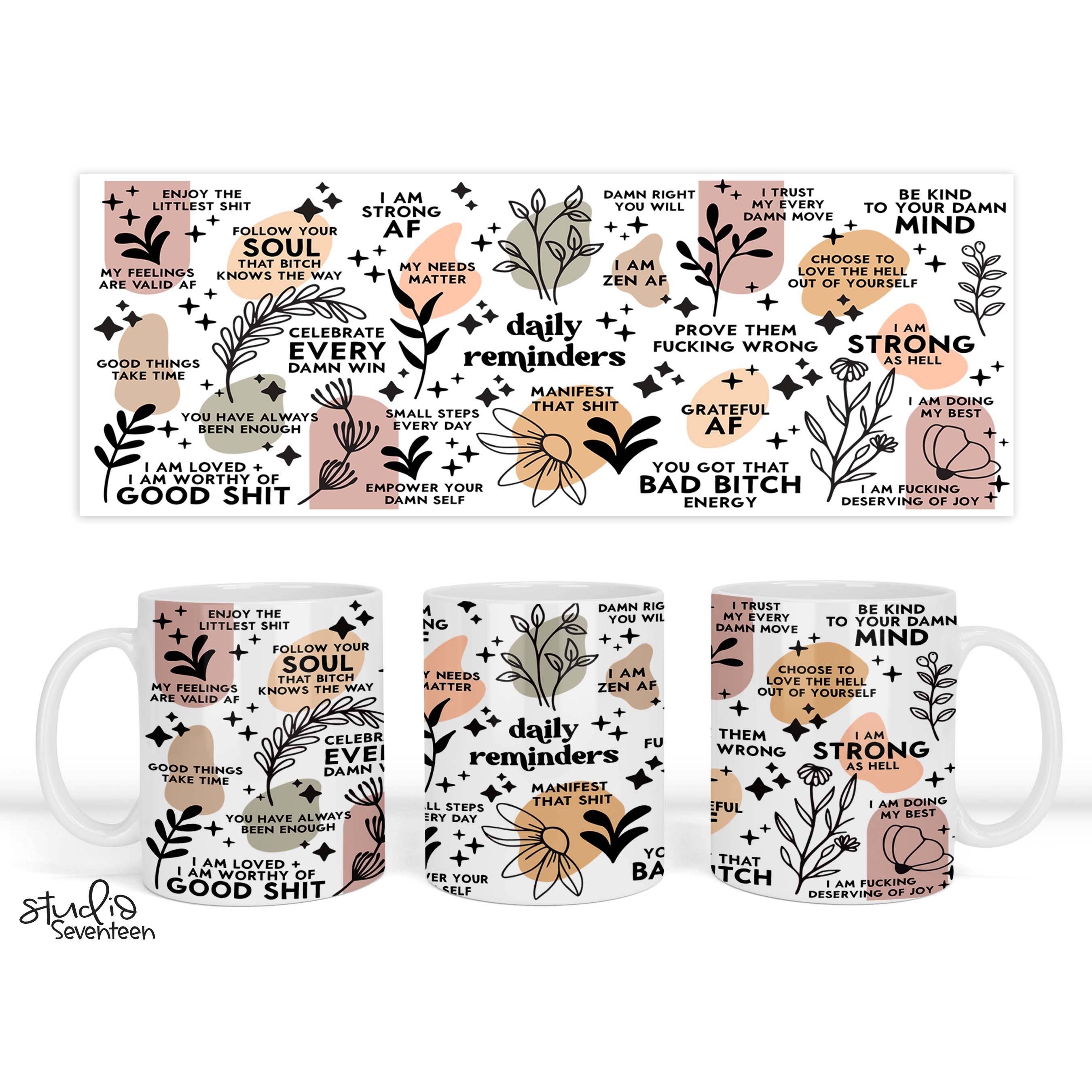Studio Seventeen - Daily Reminders Affirmations Coffee Mug