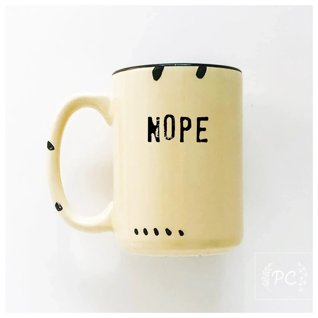 Prairie Chick Prints - Nope | ceramic mug