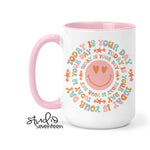 Studio Seventeen - Pastel Retro Spring Coffee Mug Today is your Day
