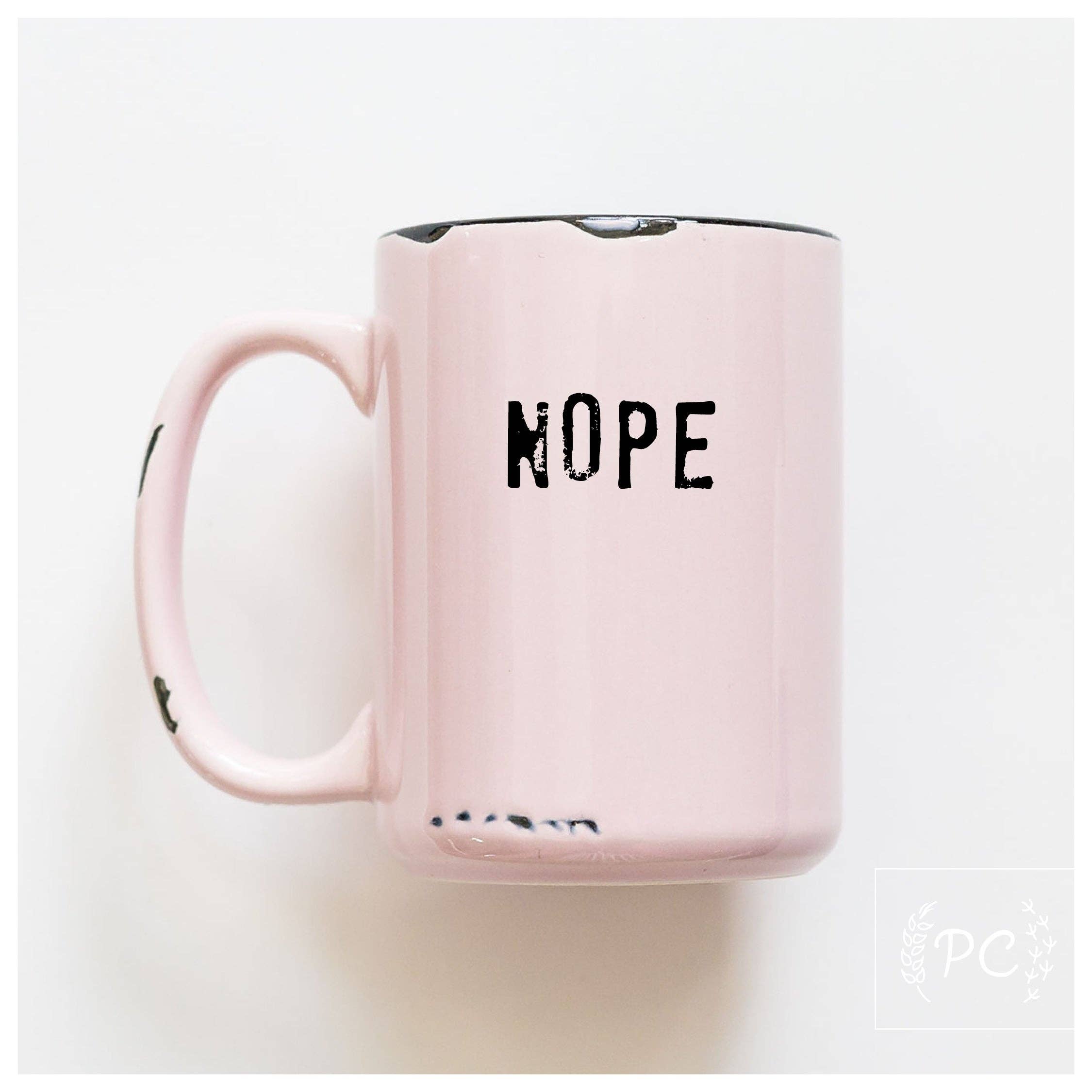 Prairie Chick Prints - Nope | ceramic mug