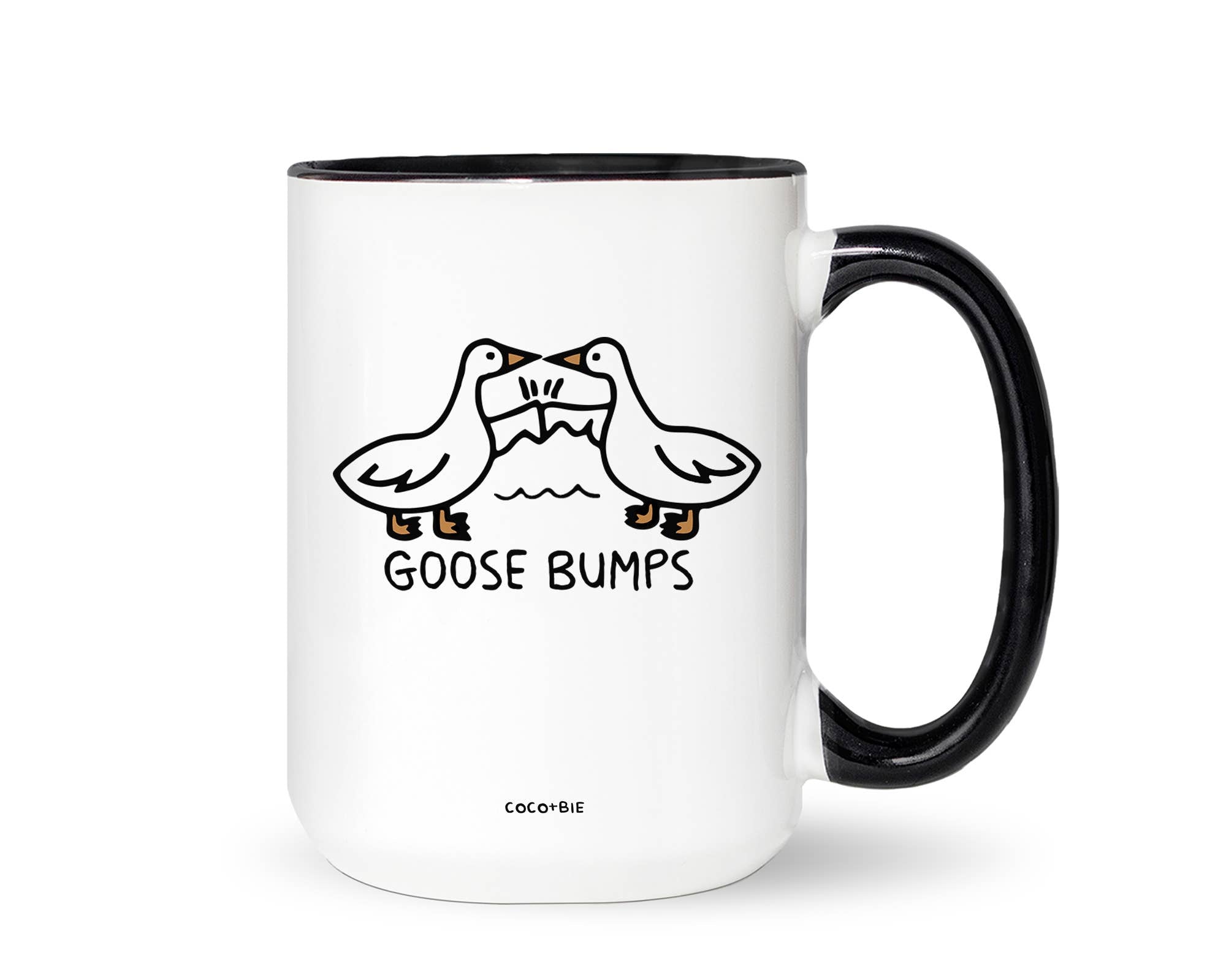Coco + Bie - Goosebumps Mug - Funny Mug, Cute Coffee Mug, Silly Goose
