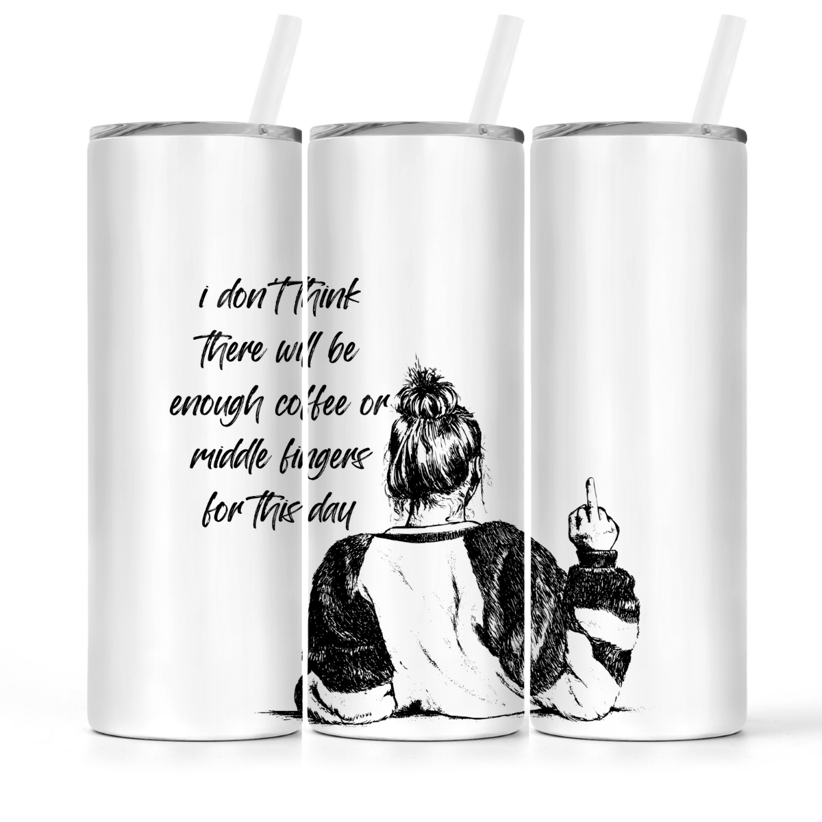 The Pretty Things - Insulated Tumbler - Coffee Or Middle Fingers