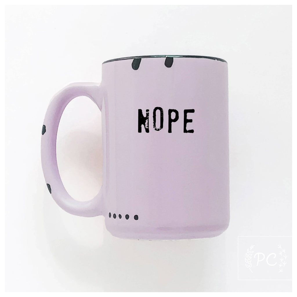 Prairie Chick Prints - Nope | ceramic mug
