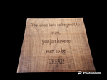 415 -  Fat Boys Woodworking - Wood inspirational sign-Dundas - 1