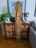 Lynn's Embroidery  - Wooden welcome/snowman - 2