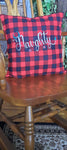 Lynn's Embroidery - Christmas Naughty or Nice Pillow - 2