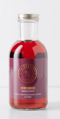 Kvas Cherry Hibiscus Simple Syrup - 1