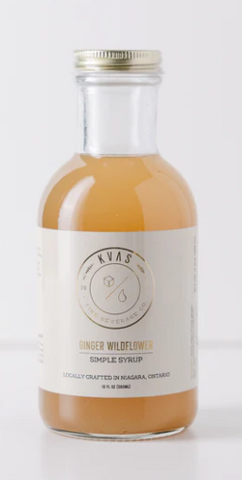 Kvas Ginger Wildflower Simple Syrup/ Honey Ginger - 1