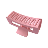 383 - SewNineties - Hollow Rectangle Acrylic Matte Hair Claw Clips - Dundas - 4