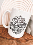 LITTLE GRAY MOON - EMPOWER COLLECTION - WHITE MUGS - 5