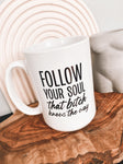 LITTLE GRAY MOON - EMPOWER COLLECTION - WHITE MUGS - 3
